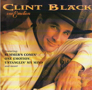 Cat. No. 2774: CLINT BLACK ~ ONE EMOTION. BMG 75517482452.