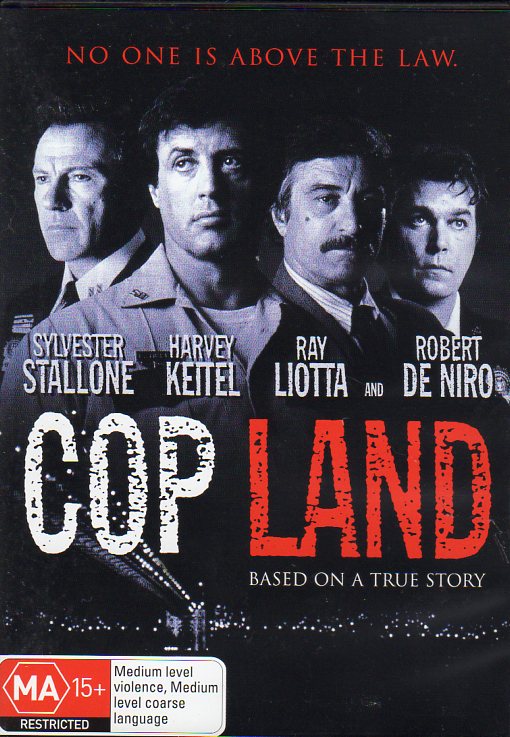 Cat. No. DVDM 1195: COP LAND ~ SYLVESTER STALLONE / ROBERT DE NIRO / RAY LIOTTA / HARVEY KEITEL. MIRAMAX C-108132-9.