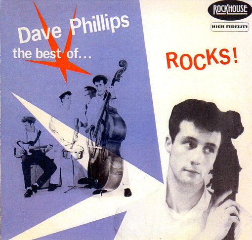Cat. No. VV 1238: DAVE PHILLIPS ~ ROCKS! - THE BEST OF... ROCKHOUSE LP 8603.