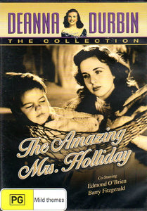 Cat. No. DVD 1346: THE AMAZING MRS. HOLLIDAY ~ DEANNA DURBIN / EDMOND O'BRIEN. MIRAMAX C-115069-9.