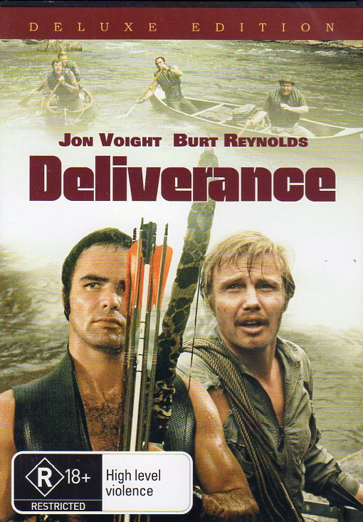 Cat. No. DVDM 2052: DELIVERANCE ~ BURT REYNOLDS / JON VOIGHT / ED BEATTY / RONNY COX. WARNER BROS. Y16512.