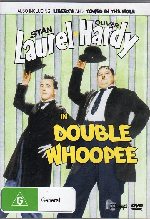 Cat. No. DVDM 2014: DOUBLE WOOPEE / LIBERTY / TOWED IN THE HOLE ~ STAN LAUREL / OLIVER HARDY. BOUNTY BF67