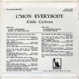 Cat. No. VV 1005: EDDIE COCHRAN ~ C'MON EVERYBODY. LIBERTY RECORDS LYX-11,353.