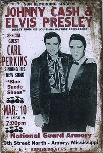Cat. No. MS 012: ELVIS PRESLEY. No. 12. - WITH JOHNNY CASH.