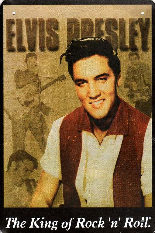Cat. No. MS 043: ELVIS PRESLEY No. 18. - THE KING OF ROCK'N'ROLL.