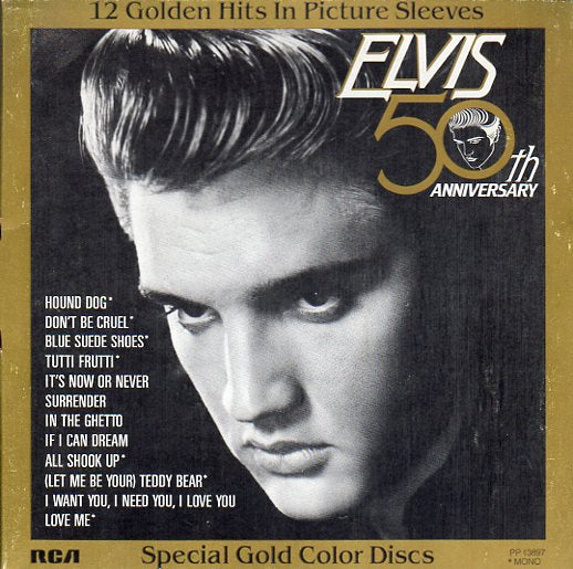Cat. No. VV 1015: ELVIS PRESLEY ~ ELVIS' GREATEST HITS - 50TH ANNIVERSARY SPECIAL GOLD DISCS. VOL. 1. RCA PP 13897.