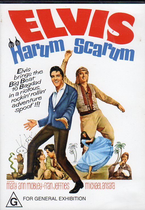 Cat. No. DVD 1063: ELVIS PRESLEY ~ HARUM SCARUM. WARNERVISION 67019.