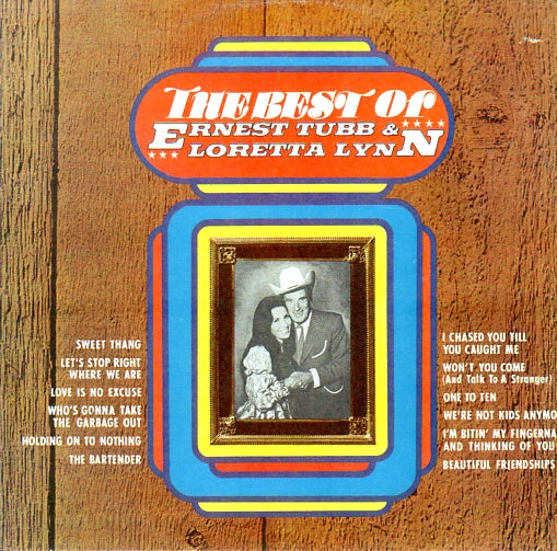 Cat. No. VV 1422: ERNEST TUBB  & LORETTA LYNN ~ THE BEST OF ERNEST TUBB & LORETTA LYNN. MCA COPS 8362.