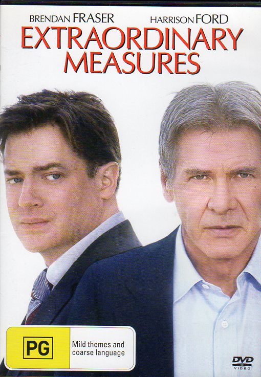 Cat. No. DVDM 1203: EXTRAORDINARY MEASURES ~ HARRISON FORD / BRENDAN FRASER / KERRI RUSSELL. PAYLESS UNI 3014.