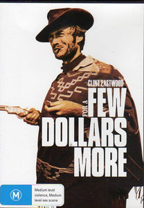 Cat. No. DVDM 1945: FOR A FEW DOLLARS MORE ~ CLINT EASTWOOD / LEE VAN CLEEF / GIAN MARIA VOLCANTE. WARNER BROS. / M.G.M. R-129088-9.