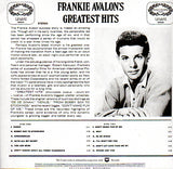 Cat. No. VV 1453: FRANKIE AVALON ~ FRANKIE AVALON'S GREATEST HITS. HALLMARK A 1056