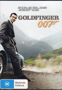 Cat. No. DVDM 1392: GOLDFINGER ~ SEAN CONNERY / GERT FROBE / HONOR BLACKMAN. MGM / ROADSHOW R-129478-9.