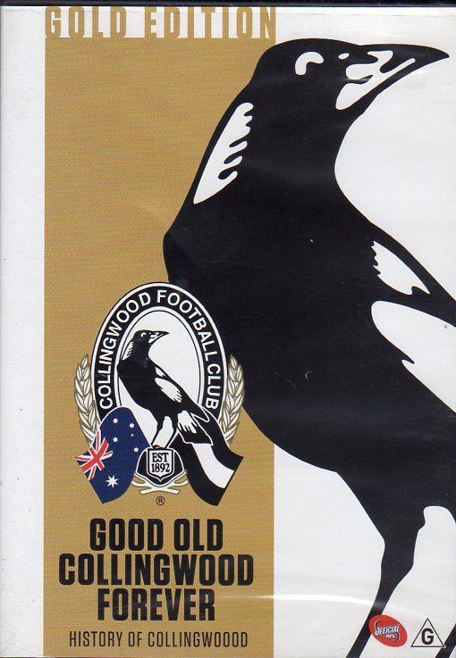 Cat. No. DVDS 1182: GOOD OLD COLLINGWOOD FOREVER - HISTORY OF THE COLLINGWOOD FOOTBALL CLUB.  AFL / SHOCK AFVD657.