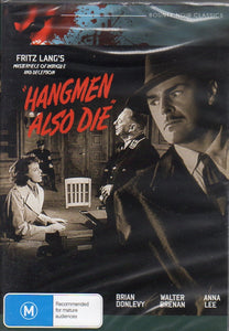 Cat. No. DVDM 2064: HANGMEN ALSO DIE ~ BRIAN DONLEVY / WALTER BRENNAN / ANNA LEE. BOUNTY BF191.