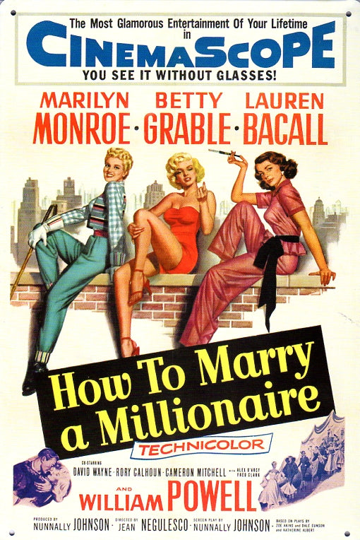 Cat. No. MS 047: HOW TO MARRY A MILLIONAIRE ~ MARILYN MONROE