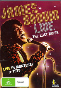 Cat. No. DVD 1146: JAMES BROWN ~ LIVE - THE LOST: LIVE IN MONTEREY 1979. TAPES. UMBRELLA DAVID1211.