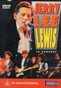 Cat. No. DVD 1050: JERRY LEE LEWIS ~ IN CONCERT (LONDON 1989). RBC ENTERTAINMENT / AVENUE ONE AVO 44281.
