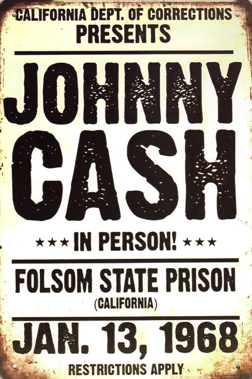 Cat. No. MS 027: JOHNNY CASH. No. 5. - FOLSOM PRISON 2.