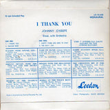 Cat. No. VV 1036: JOHNNY O'KEEFE ~ I THANK YOU. LEEDON LX-10.628