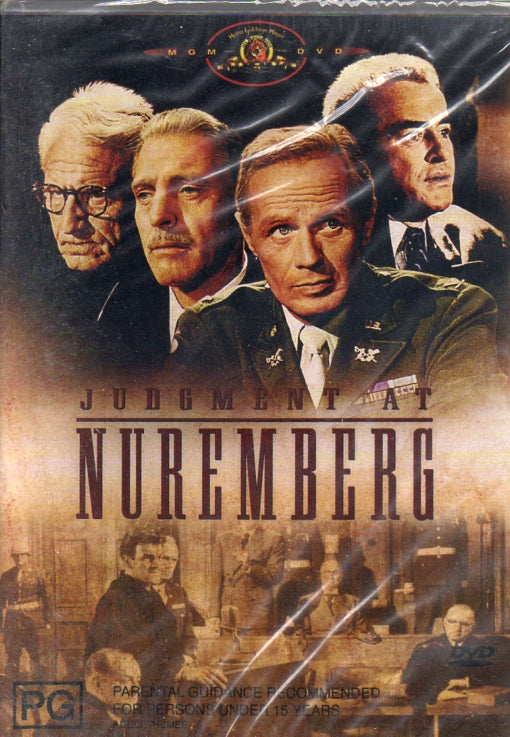 Cat. No. DVDM 2071: JUDGEMENT AT NUREMBERG ~ SPENCER TRACY / BURT LANCASTER / RICHARD WIDMARK / MARLENE DIETRICH / JUDY GARLAND / MAXIMILIAN SCHELL / MONTGOMERY CLIFF. MGM ENT. LADJ01.