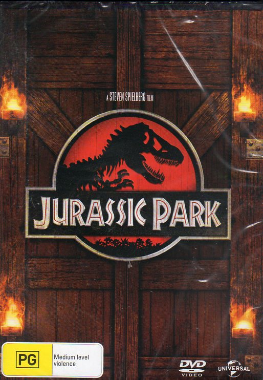 Cat. No. DVDM 1978: JURASSIC PARK ~ SAM NEILL / LAURA DERN / JEFF GOLDBLUM / RICHARD ATTENBOROUGH. UNIVERSAL / SONY D25353.