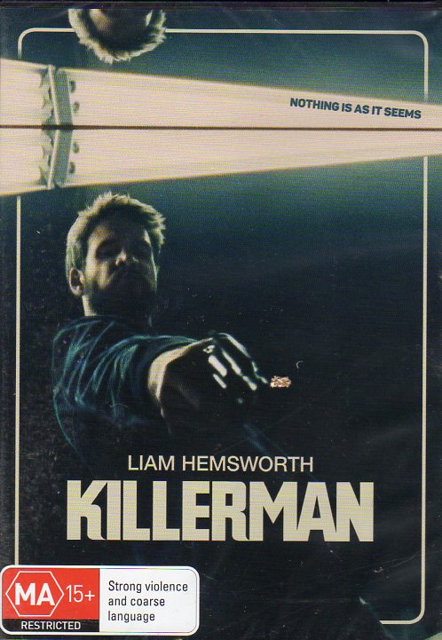 Cat. No. DVDM 2033: KILLERMAN ~ LIAM HEMSWORTH / EMORY COHEN / DIANE GUERRERO / ZLATCO BURIC. ROADSHOW R-126186-9.