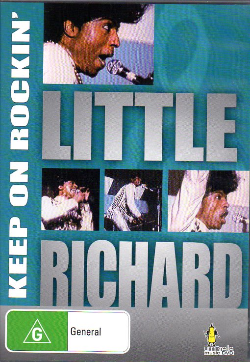 Cat. No. DVD 1125: LITTLE RICHARD ~ KEEP ON ROCKIN'. UMBRELLA DAVID1263.