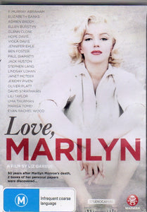 Cat. No. DVDM 2075: LOVE, MARILYN. STUDIOCANAL / MADMAN DVD LOV.