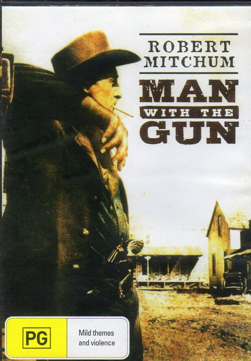 Cat. No. DVDM 2074: MAN WITH THE GUN ~ ROBERT MITCHUM / JAN STERLING / KAREN SHARPE / HENRY HULL. MGM ENT. / SHOCK KAL 1817.
