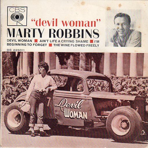 Cat. No. VV 1053: MARTY ROBBINS ~ DEVIL WOMAN. CBS BG 225011.