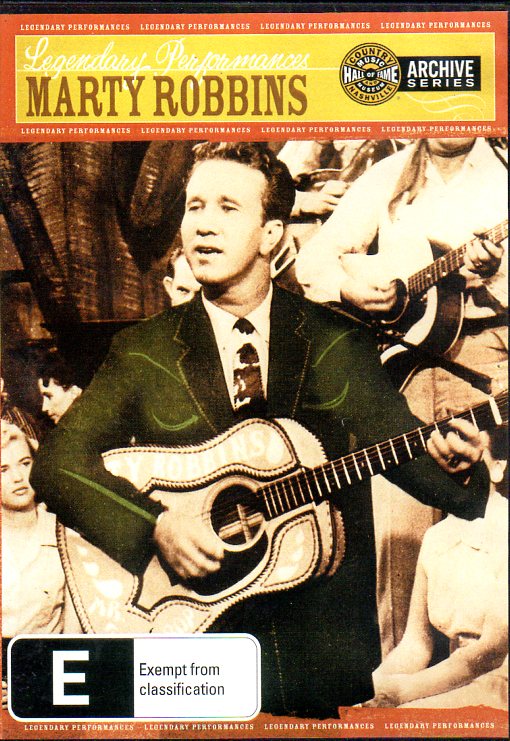 Cat. No. DVD 1287: MARTY ROBBINS ~ LEGENDARY PERFORMANCES. SHOUT KAL1514.