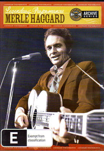 Cat. No. DVD 1129: MERLE HAGGARD ~ LEGENDARY PERFORMANCES. SHOUT / SHOCK KAL1516.
