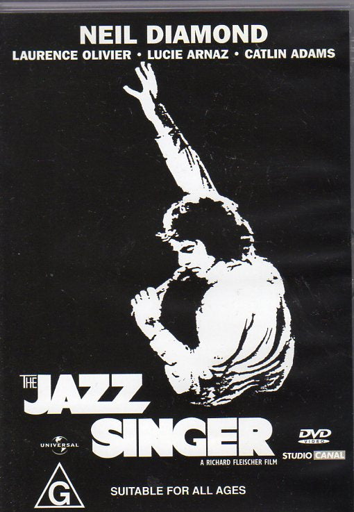 Cat. No. DVD 1064: THE JAZZ SINGER ~ NEIL DIAMOND / LUCIE ARNAZ / CATLIN ADAMS / LAURNECE OLIVIER. UNIVERSAL 0619152.
