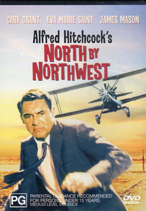 Cat. No. DVDM 2038: NORTH BY NORTHWEST ~ CARY GRANT / EVA MARIE SAINT / JAMES MASON. WARNER BROS 65016.