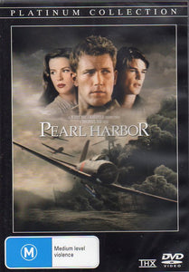 Cat. No. DVDM 1980: PEARL HARBOR ~ BEN AFFLECK / JOSH HARTNETT / KATE BECKINSALE / JON VOIGHT / ALEC BALDWIN. TOUCHSTONE HOME ENT. E01500.