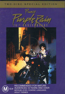 Cat. No. DVD 1341: PRINCE ~ PURPLE RAIN - 20TH ANNIVERSARY SPECIAL 2 DISC EDITION. WARNER BROS. 33523.