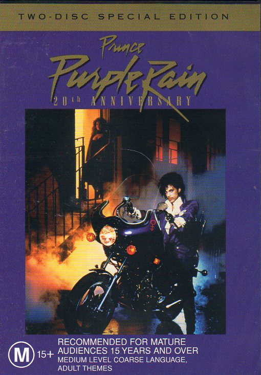 Cat. No. DVD 1341: PRINCE ~ PURPLE RAIN - 20TH ANNIVERSARY EDITION. WARNER BROS. 33523.