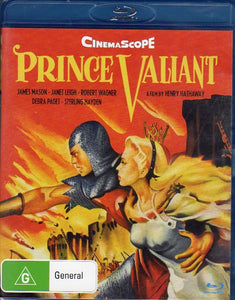 Cat. No. DVDMBR 1711: PRINCE VALIANT ~ ROBERT WAGNER / JAMES MASON / JANET LEIGH. 20TH CENTURY FOX / BOUNTY BF358B.
