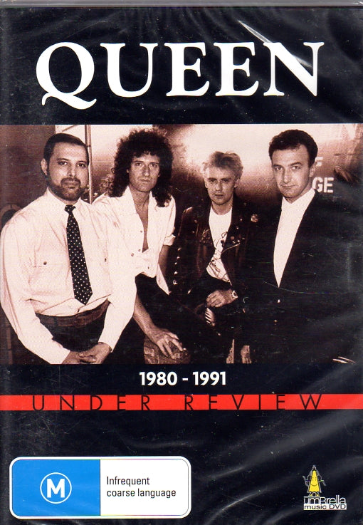 Cat. No. DVD 1491: QUEEN ~ UNDER REVIEW 1980-1991. UMBRELLA DAVID1783
