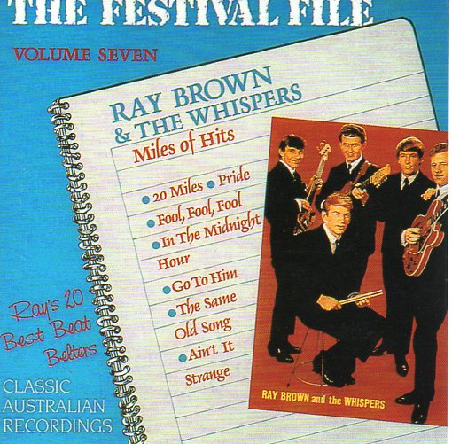 Cat. No. 1171: RAY BROWN & THE WHISPERS - THE FESTIVAL FILE VOL. 7. ~ MILES OF HITS. FESTIVAL D 19007.