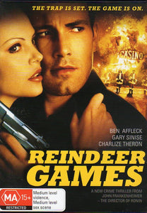 Cat. No. DVDM 1199: REINDEER GAMES ~ BEN AFFLECK / CHARLIZE THERON / GARY SINISE. MIRAMAX C-108137-9.