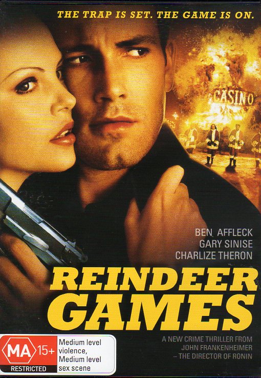 Cat. No. DVDM 1199: REINDEER GAMES ~ BEN AFFLECK / CHARLIZE THERON / GARY SINISE. MIRAMAX C-108137-9.