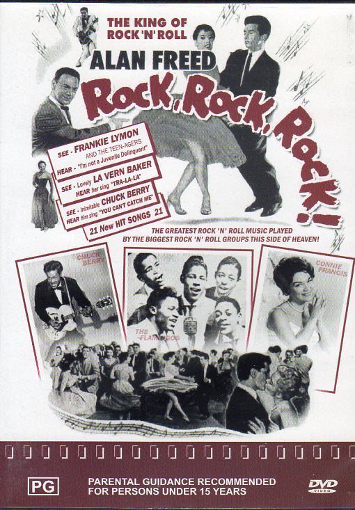 Cat. No. DVD 1073: ROCK, ROCK, ROCK / THE ALAN FREED STORY ~ VARIOUS ARTISTS. RBC ENTERTAINMENT RBC 94327