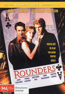 Cat. No. DVDM 1227: ROUNDERS ~ MATT DAMON / EDWARD NORTON / GRETCHEN MOL. MIRAMAX C-105681-9.