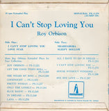 Cat. No. VV 1043: ROY ORBISON ~ I CAN'T STOP LOVING YOU. MONUMENT PX-11,279
