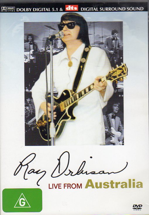 Cat. No. DVD 1081: ROY ORBISON ~ LIVE FROM AUSTRALIA. WARNER VISION 5046784582.