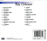 Cat. No. 1021: ROY ORBISON ~ MONUMENTAL HITS. EMI 7243 8 29568 2 2.