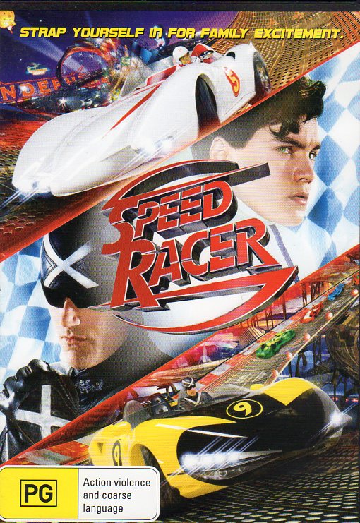 Cat. No. DVDM 1228: SPEED RACER ~ EMILE HIRSCH / CHRISTINA RICCI / JOHN GOODMAN / SUSAN SARANDON / MATTHEW FOX. MIRAMAX C-115060-9.