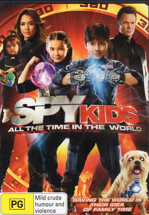 Cat. No. DVDM 1233: SPY KIDS ~ JESSICA ALBA / ROWAN  BLANCHARD / JOEL MICHALE / ALEXA VEGA / DARYL SABARA / MASON COOK / RICKY GERVAIS. ROADSHOW R-111807-9.