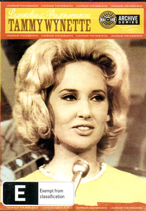 Cat. No. DVD 1130: TAMMY WYNETTE ~ LEGENDARY PERFORMANCES. SHOUT / SHOCK KAL1515.